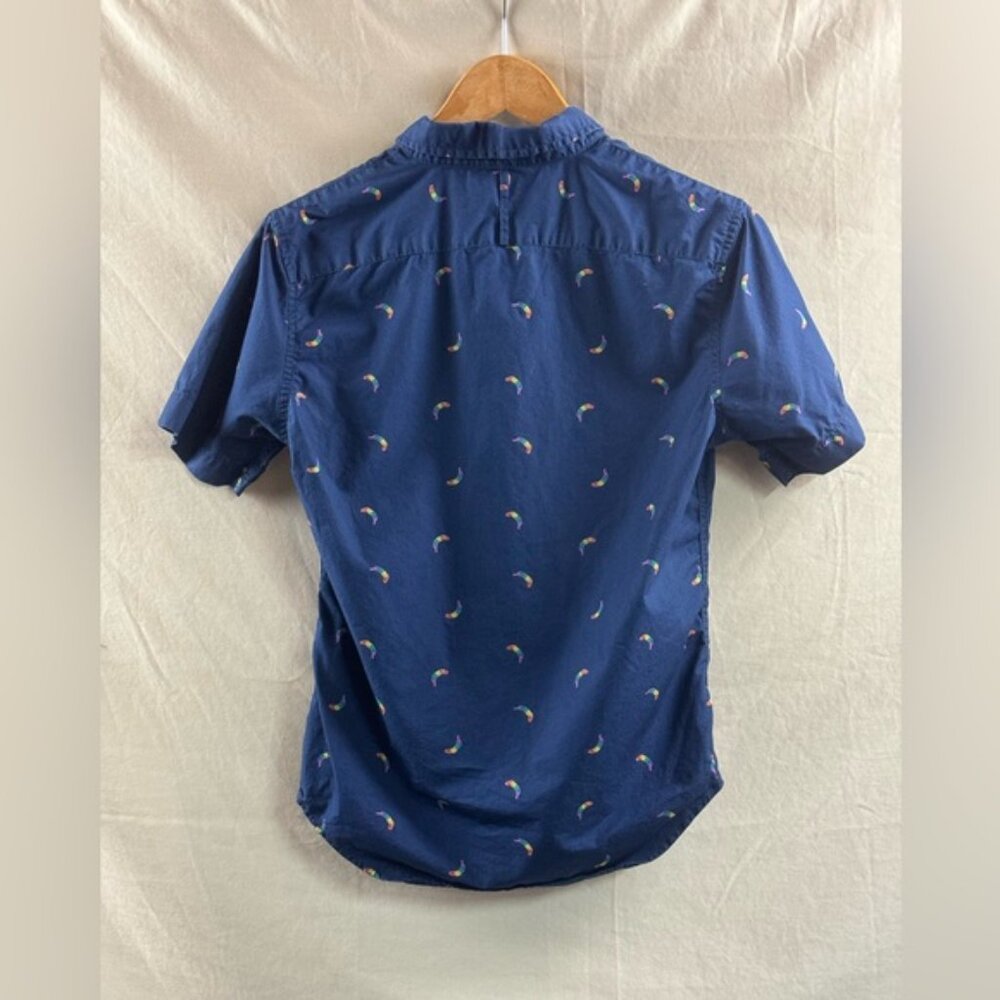 Banana Republic Lux Poplin Slim Fit Button Down Shirt Size XS - Picture 2 of 4
